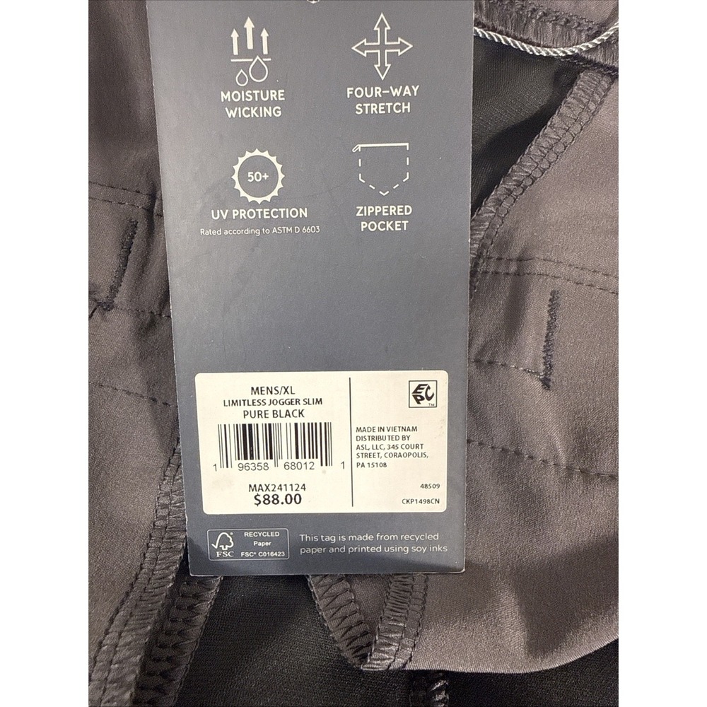 NEW! VRST Limitless Jogger Slim Mens XL Dark Navy Stretch Athletic Pants $88 - Picture 8 of 8